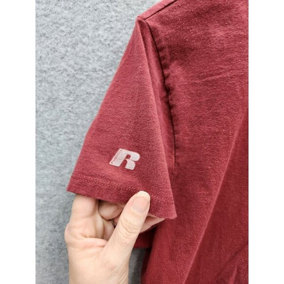 Russell Athletics Seminoles Womens Red V-Neck T-Shirt Size M - Picture 5 of 5